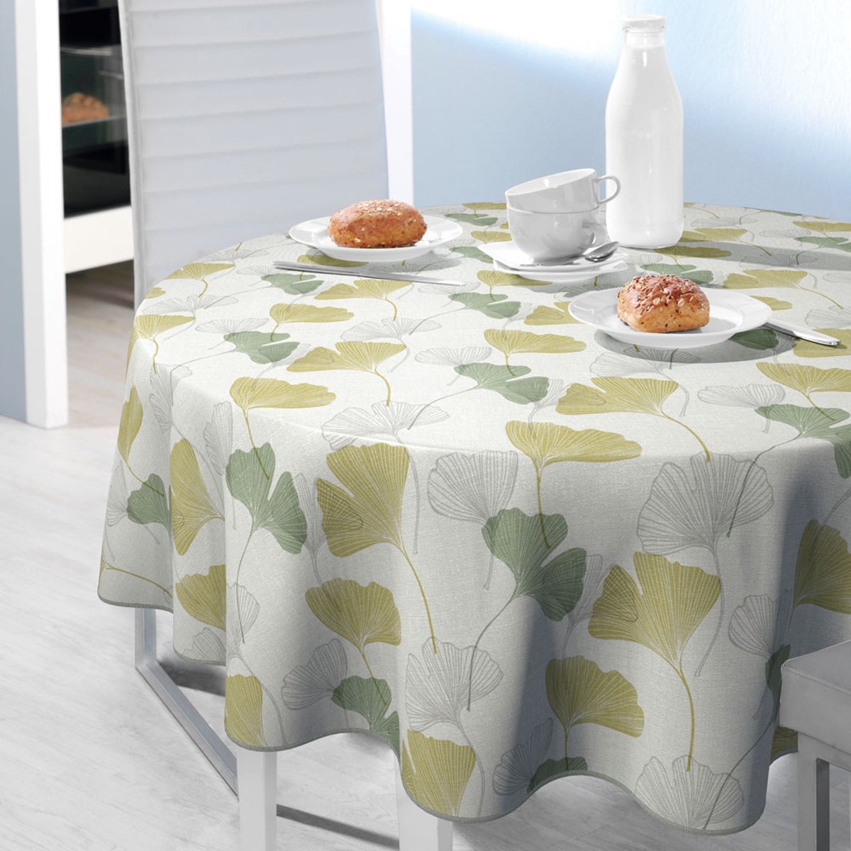 Rond Tafelzeil Ginkgo Groen