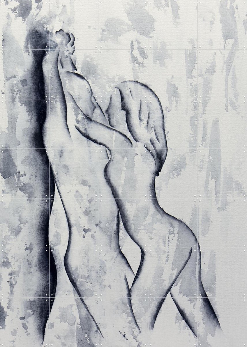 IXXI Right here Right now, Natalie Bruns - 100 x 140 cm - Gratis ophangtool - Grote wanddecoratie en posters - Minimalisme,