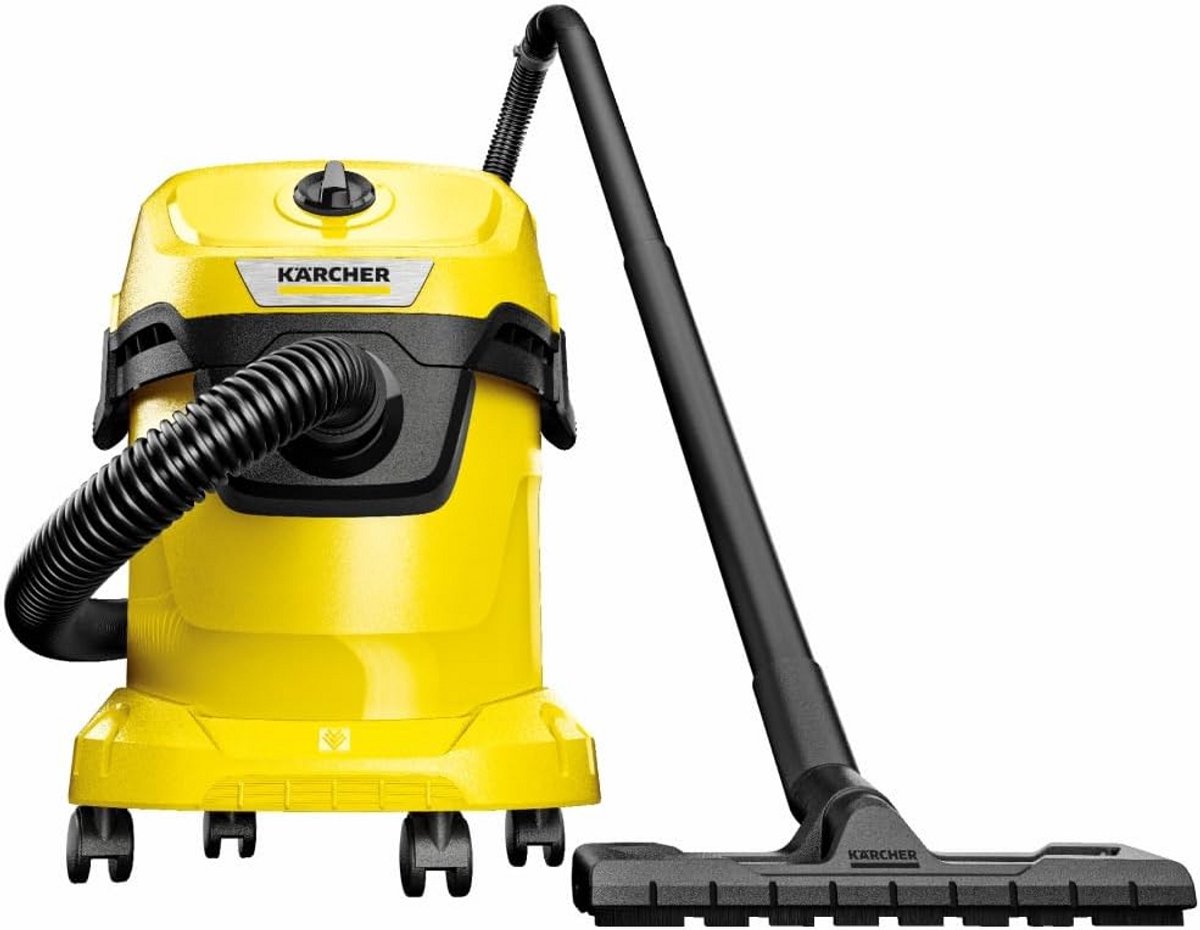 Krachtige Nat- en Droog Stofzuiger 1000W met Laag Geluidsniveau