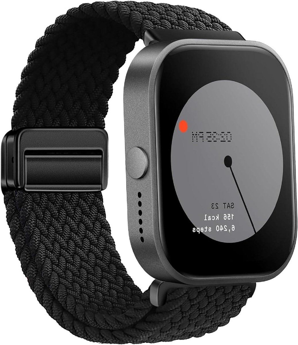 Allecto Vervangende Nylon Gevlochten Band - Flexibel - Nylon - Vervanging Band Unisex - Geschikt voor horlogebanden - Bruin met cmf-watch-pro-compatibiliteit.