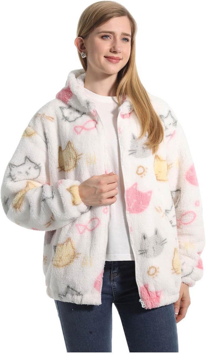 Warme Hoodie met Rits en Zakken voor Dames en Heren