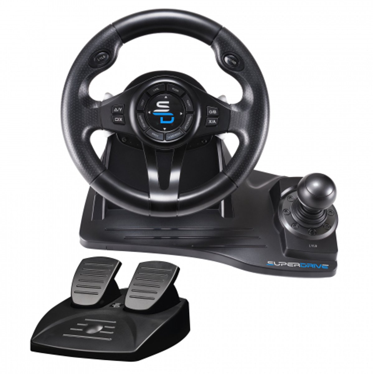 Bol.com Subsonic Superdrive GS550 - Race Stuur - Game Stuur geschikt voor PS4, Xbox One, Xbox Series & PC aanbieding