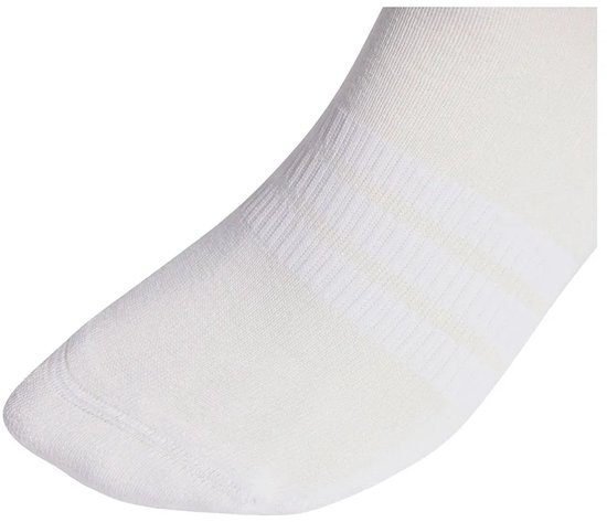adidas Performance CHAUSSETTES MI-MOLLET CUSHIONED 6 PAIRES - Unisex - Blanc - 43-45