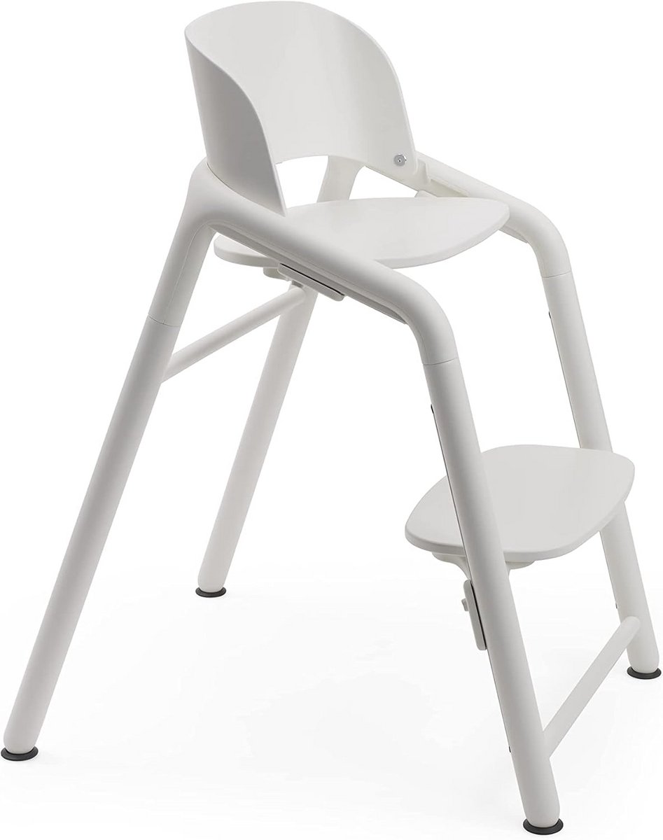 Houten Kinderstoel Verstelbaar in Seconden Ergonomisch Veilig Wit