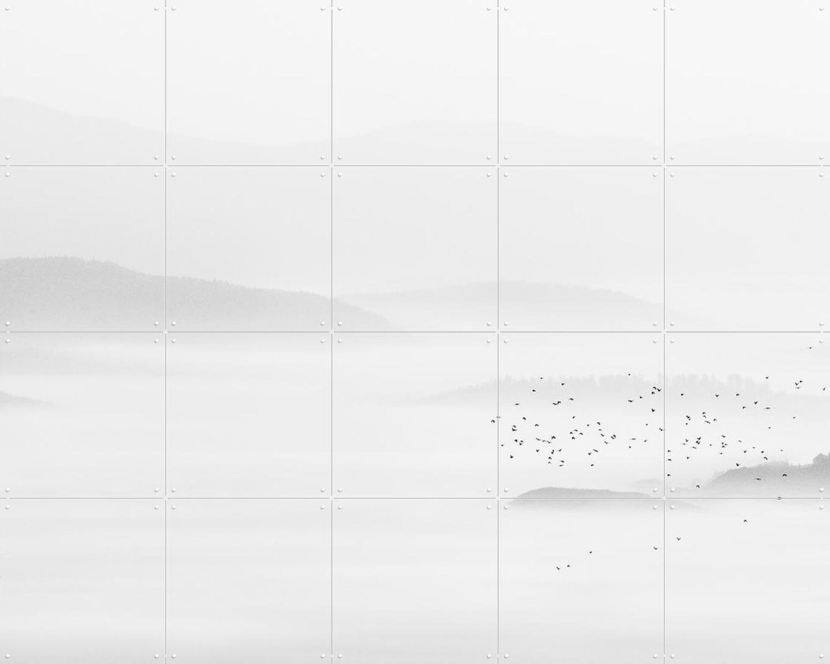 IXXI Flutter, Marta Wojnarowska & Various - 100 x 80 cm - Gratis ophangtool - Grote wanddecoratie en posters - Fotografie, Minimalisme, Slaapkamer