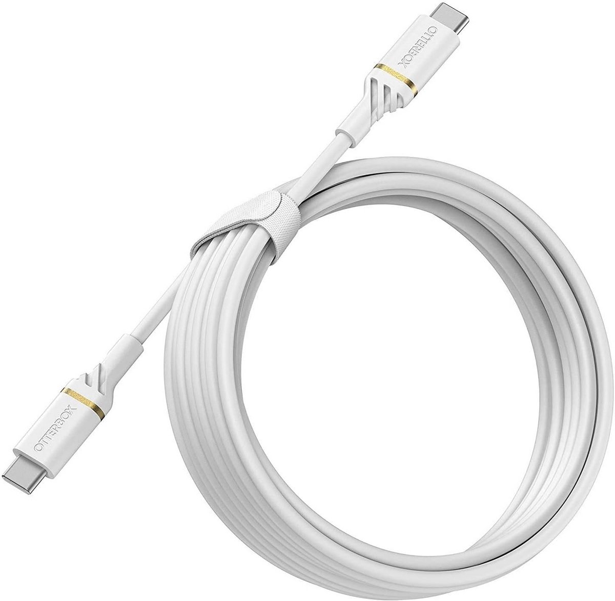 Sterke USB-C naar USB-C Kabel voor Snel Opladen Smartphone Tablet 3m Wit