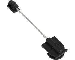 Allecto - Deurvergrendeling ontgrendelingskabel - Auto - Compatibel met Transporter - Zwart - Vervangingsonderdeel - Geschikt voor Volkswagen - T5 T6 - 7H0837732 - Montagehandleiding inbegrepen.