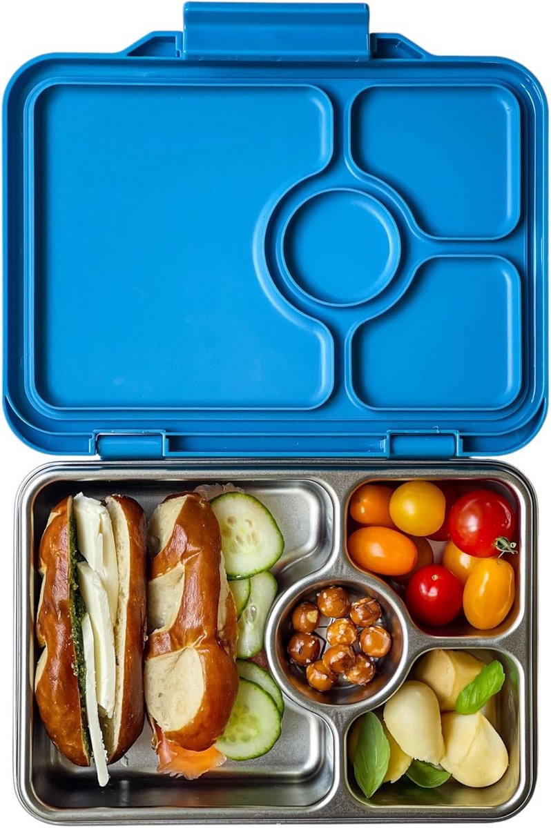 Lekvrije Bento Box van Roestvrij Staal voor Broodjes en Snacks