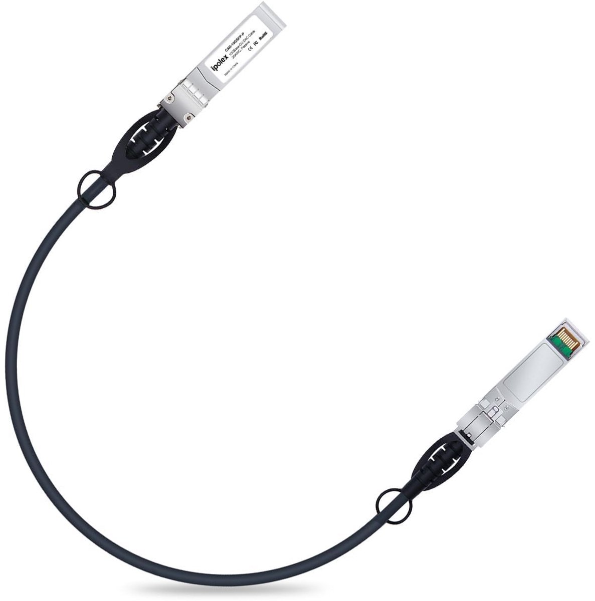 10Gb SFP+ DAC Koperen Kabel 0.5M Direct Attach Twinax voor Switches en Routers