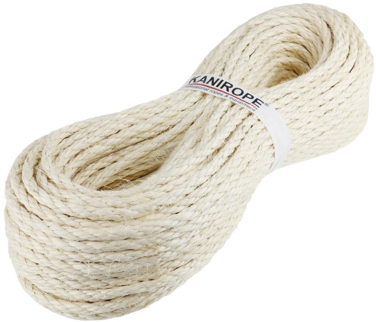 Sterk Sisal Touw 10mm Doorsnede - 30 Meter Lang - 4-Puntig Gedraaid Natuurlijk Materiaal