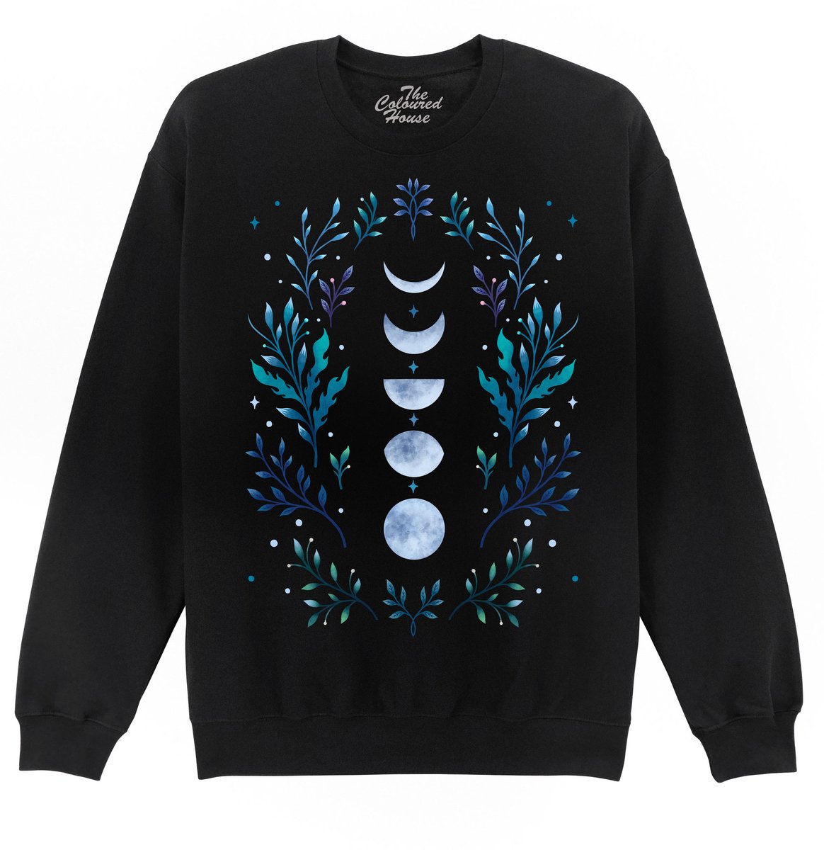 Moonlight Garden Blue The Coloured House Sweater 3XL