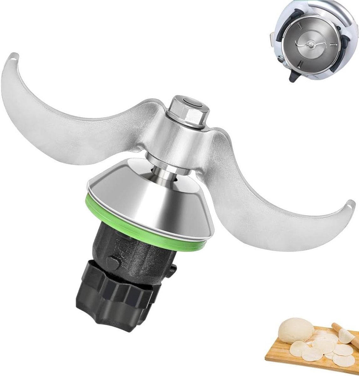 Deegmes voor keukenmachine, reserve mes voor snelle reiniging, deegmengmes