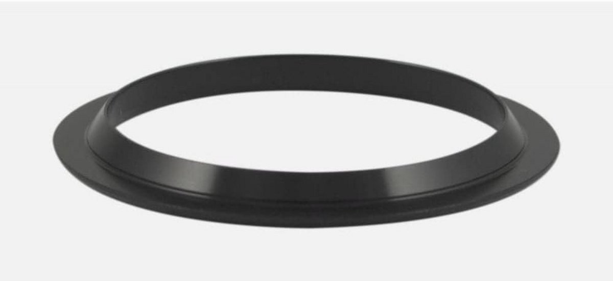 Reserve kroonrace voor balhoofdset voor fietsen, roestvrij staal, 3,8 cm, zwart