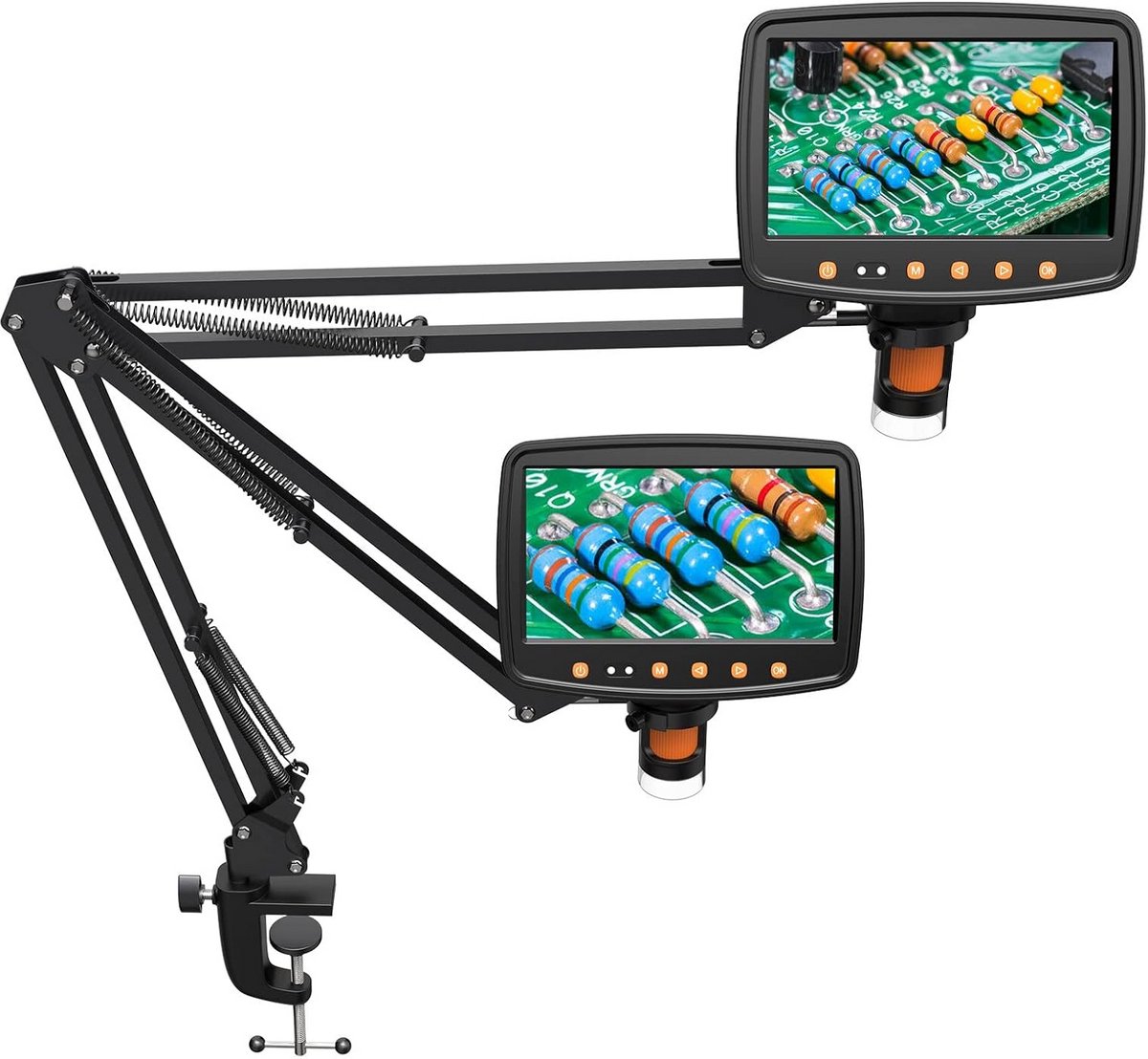 Verstelbare Metalen Armhouder met Klem voor Digitale USB Microscopen
