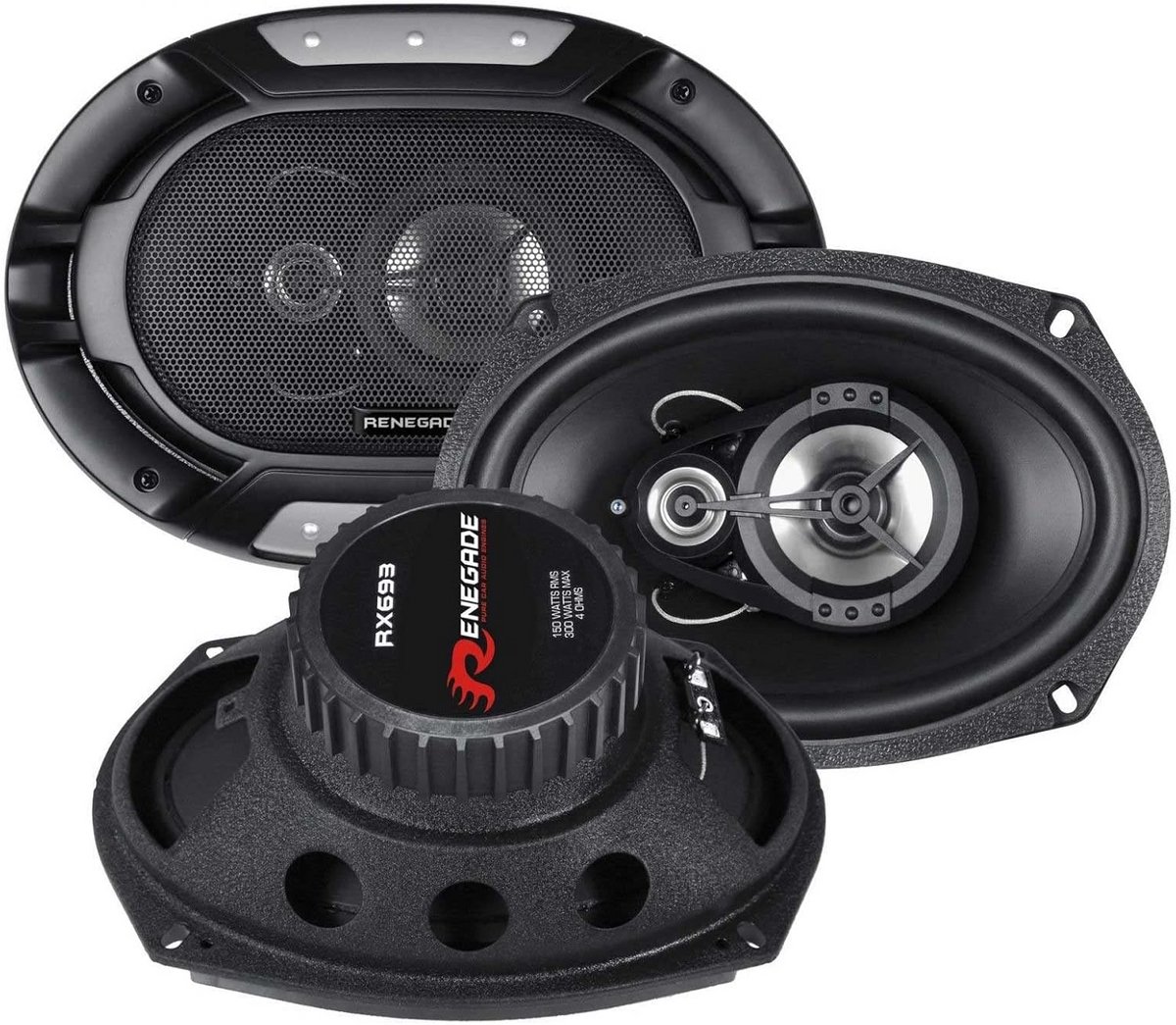 Krachtige 6x9 Inch 3-Weg Auto Luidsprekers 300W – 4 Ohm Set