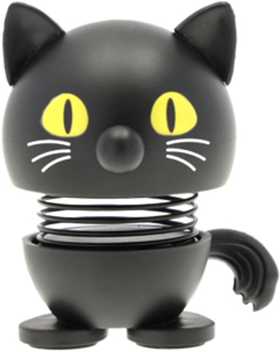 Hoptimist Beeldje Kat - XS - Zwart - Mini Beeldjes Decoratie voor Kantoor, Kamer en Woonkamer - Cadeau Idee voor Mannen, Vrouwen en Kinderen