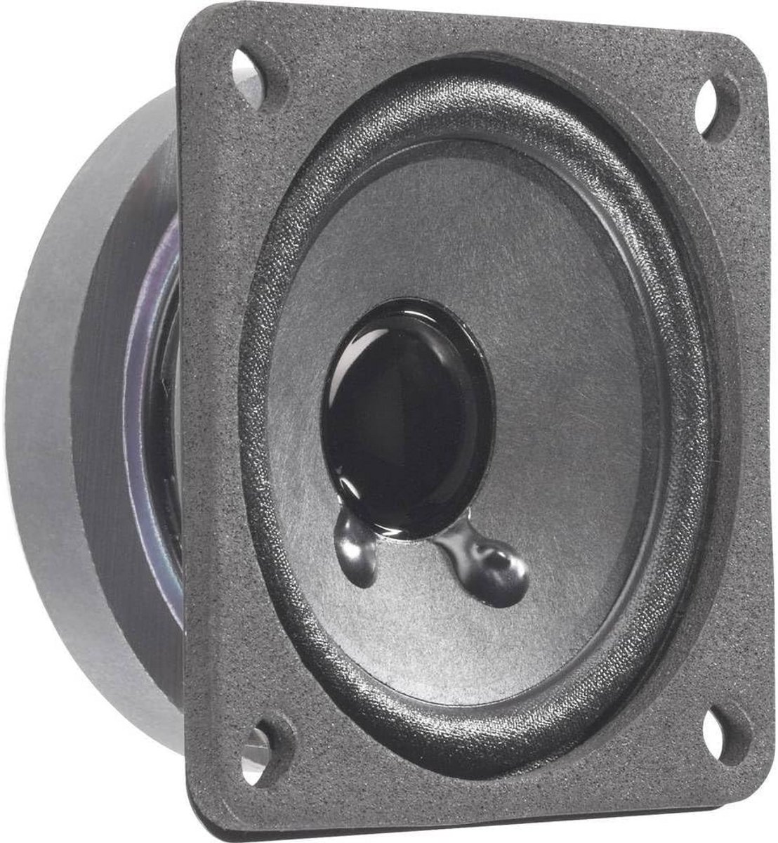 2,5 inch Breedband Luidspreker 8 Ohm Zwart (15W) - Geschikt voor Hifi en Modelbouw