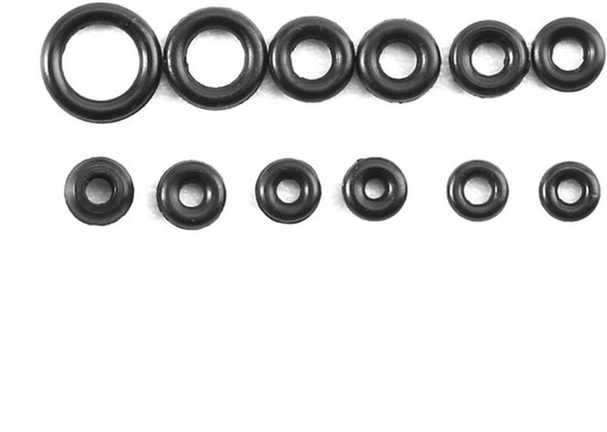 KARZO - 1.4-2.8mm 12 Maten Seal O-Ring Rubber vervanging O-ring Assortiment Horloges Pakkingen Kroon-O-Ring waterdichte Seal