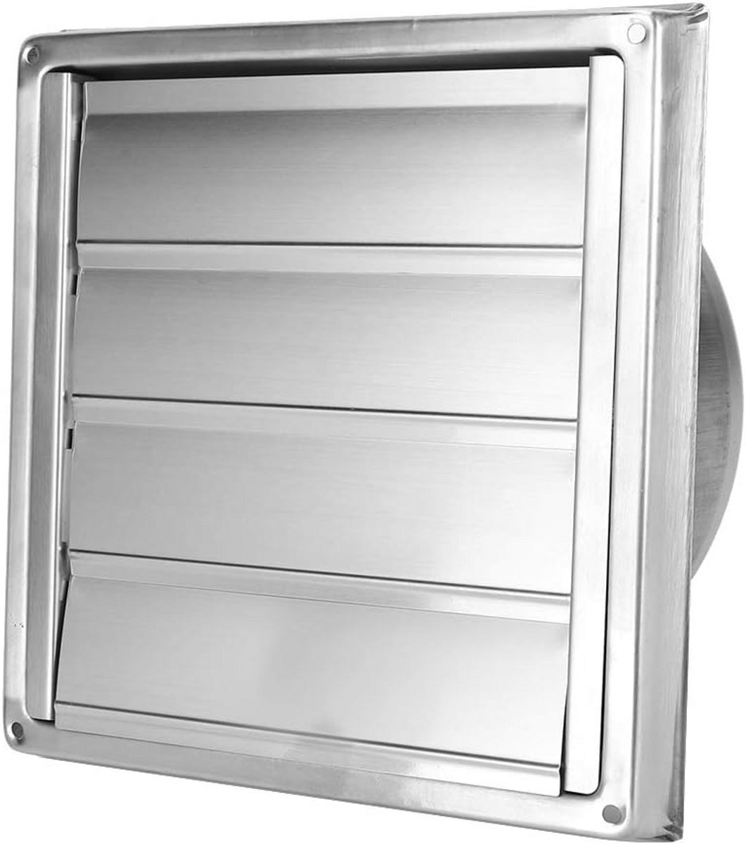 Vierkante Ventilatieopening RVS - Afzuigrooster Luchtuitlaat voor Keuken en Woning