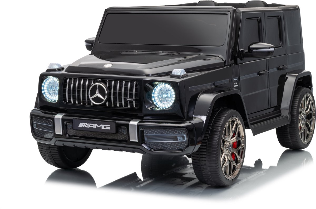 Mercedes-Benz G63 AMG - Elektrische Kinderauto 2persoons - 12V - Zwart