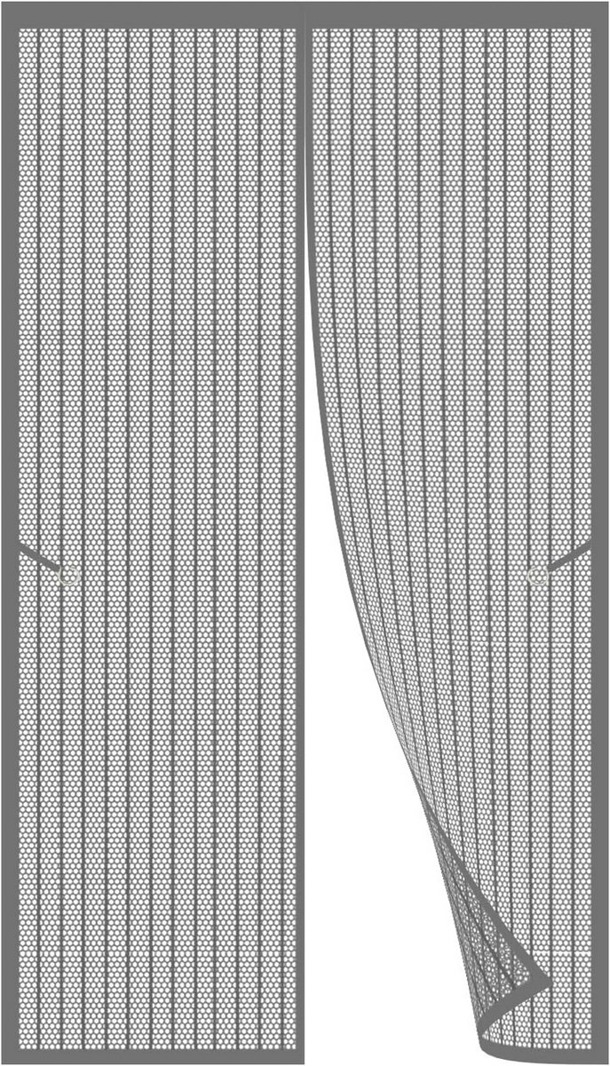 Magnetisch Hordeur (75x185 cm) - Vliegenhor Voor Deur Zonder Boren - Insectenhor voor Balk