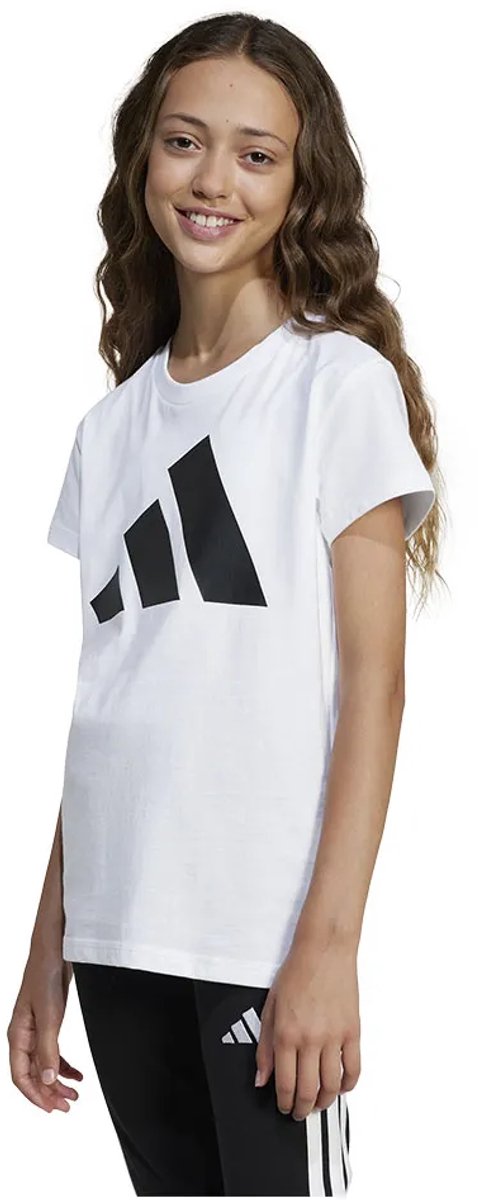Adidas Essentials T-shirt Met Korte Mouwen 11-12 Years Meisje Zwart