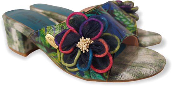 Laura Vita Slipper Hucbio 28 SL151237-28 Turquoise