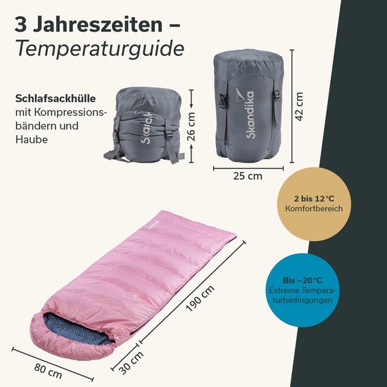 Luxe Dekenslaapzak Flanel Katoen - Koppelbaar - 3 Seizoenen - Geschikt tot -20°C - XL Formaat van Merkloos — afbeelding 5