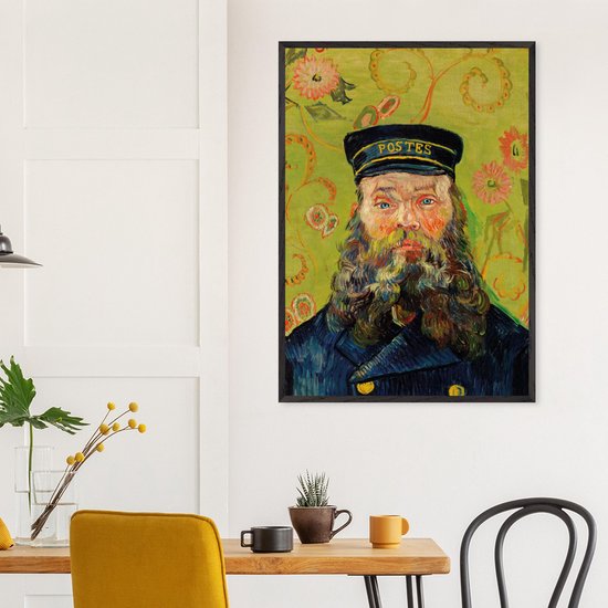 Affiche Vincent van Gogh - Le Facteur - 70x100 cm / 28x40″ - Décoration Salon - Décoration Chambre - Décoration - Décoration murale - Décoration murale Salon - Décoration murale Chambre - Décoration murale - Décoration murale Salon