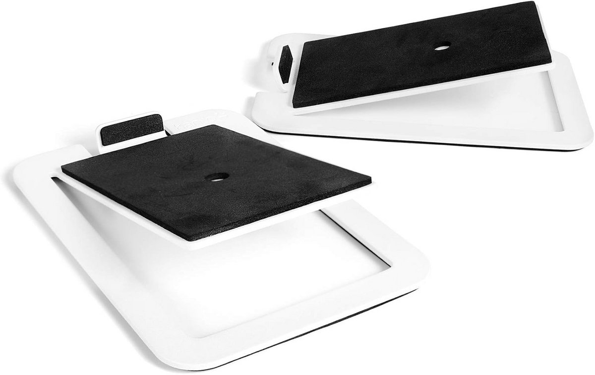Set van 2 Desktop Luidspreker Stands 16° Kanteling voor Middelgrote Speakers