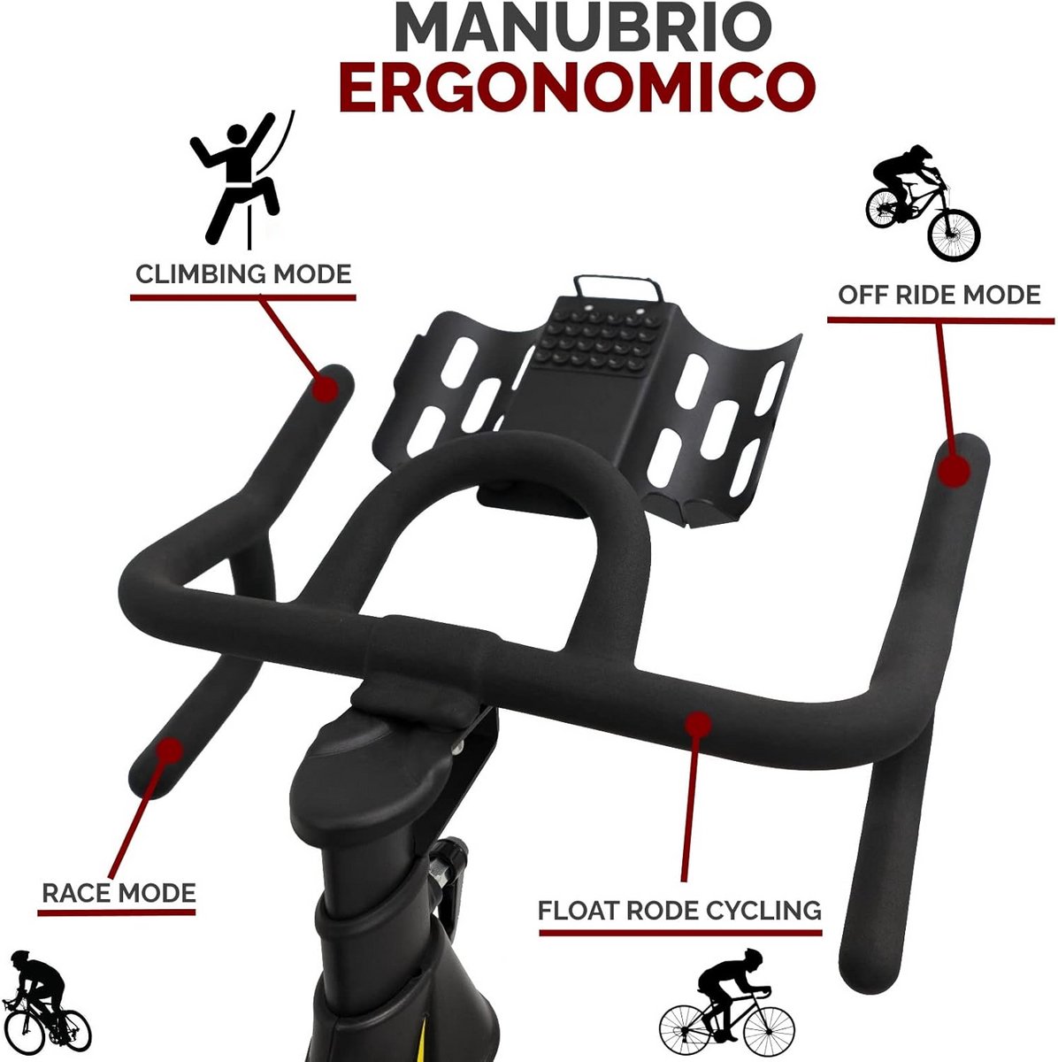 Indoor Hometrainer met Magneetrem en 13 kg Vliegwiel - afbeelding 3