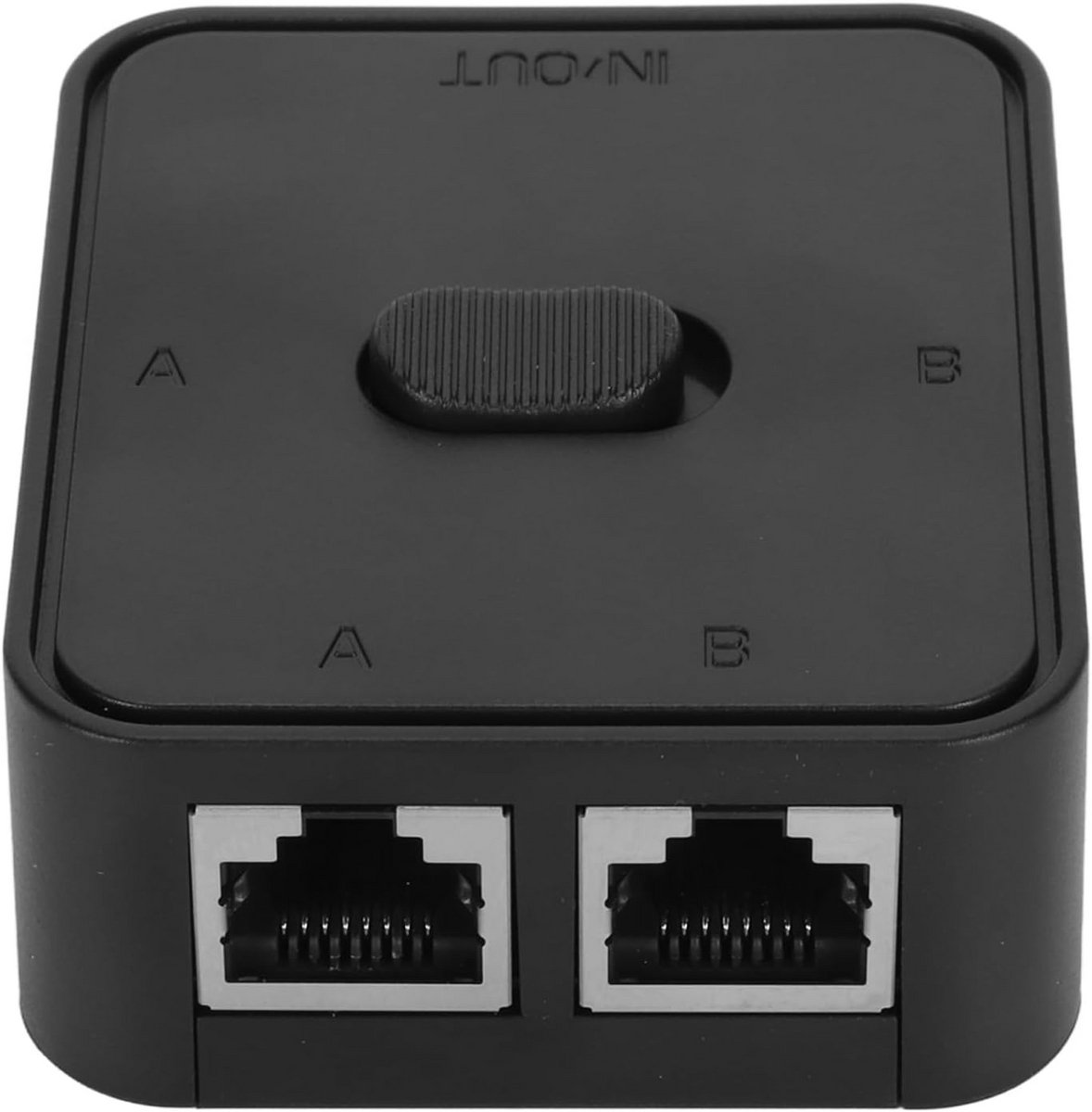 Gigabit Netwerkswitch Splitter Schakelaar voor 2 Poorten (1 in 2 uit / 2 in 1 uit)