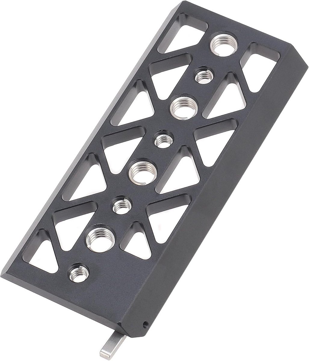 5 inch Universele Zwaluwstaart Statief Plaat voor Camera Kooien met 1/4" en 3/8" Schroefdraad