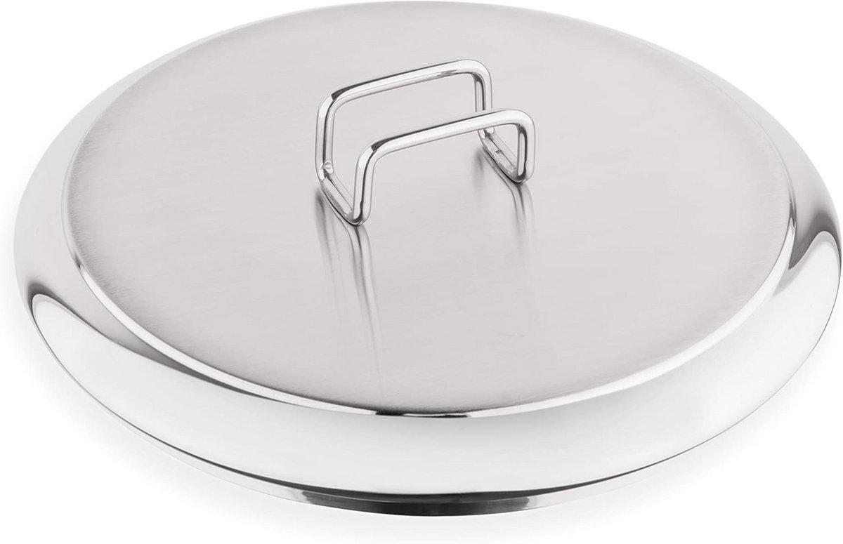 RVS Deksel 26 cm Diameter - Geschikt voor Alle Warmtebronnen