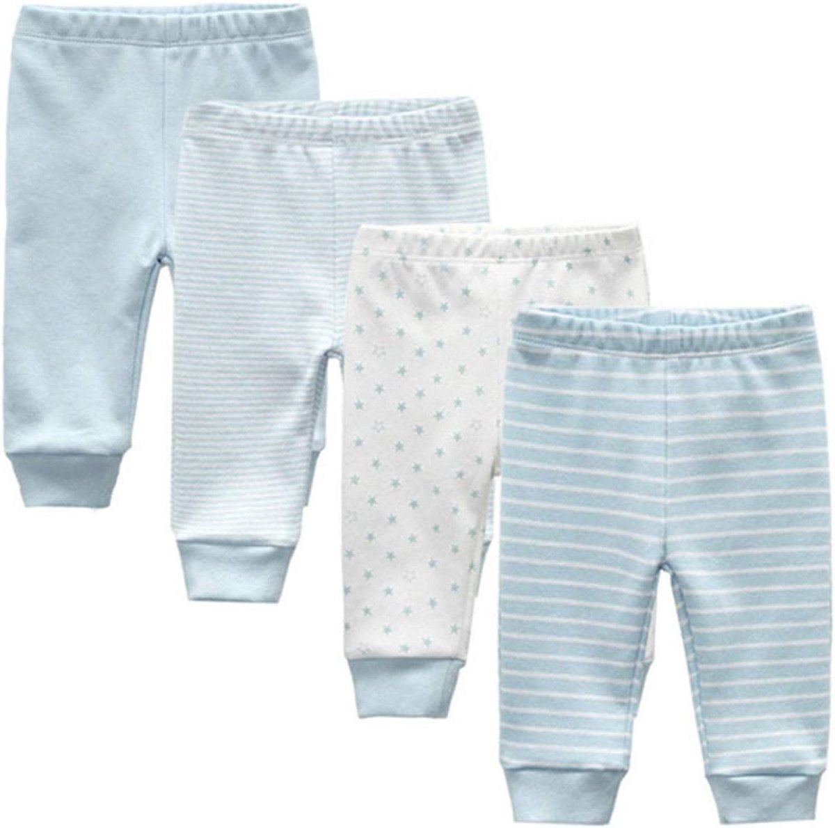 4-Pack Babybroekjes Katoen voor Jongens en Meisjes - Zachte Luiers en Onesies
