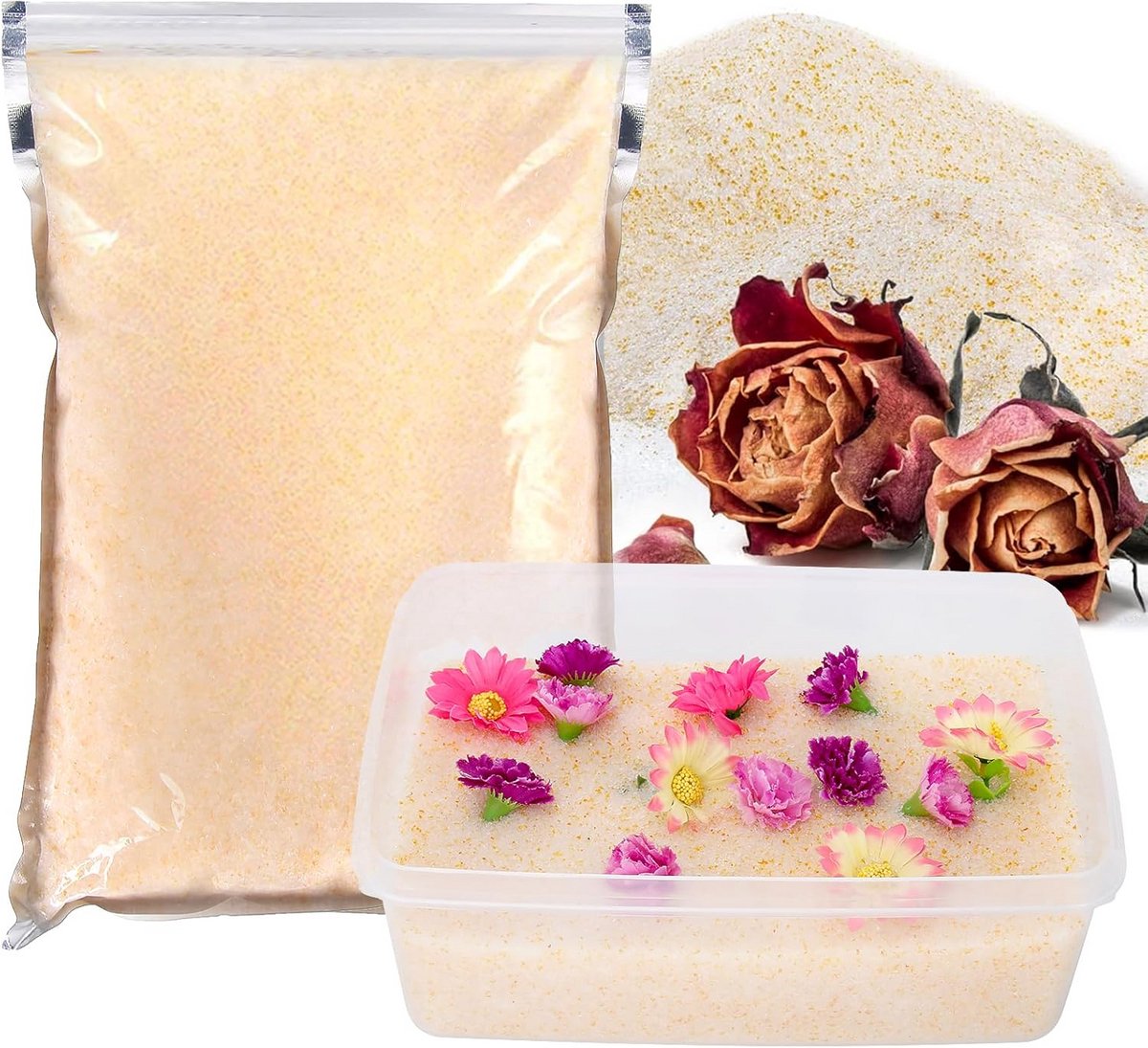 1 kg Herbruikbare Silica Gel Kristallen voor het Drogen van Bloemen en Planten