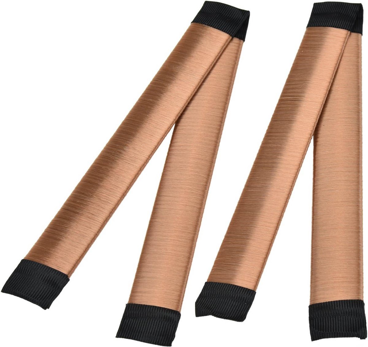 Haarstyling Set voor Dames, 2 Stuks, Lichtbruin en Bruin