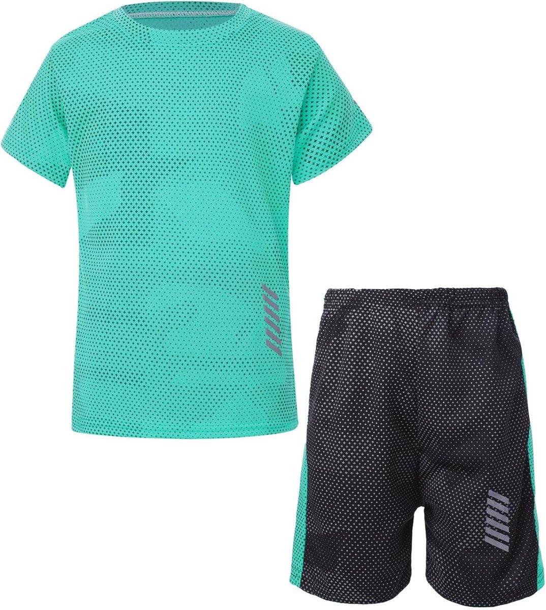 Sport- en Voetbalpak voor Jongens - T-shirt met Korte Mouwen en Trainingsshort