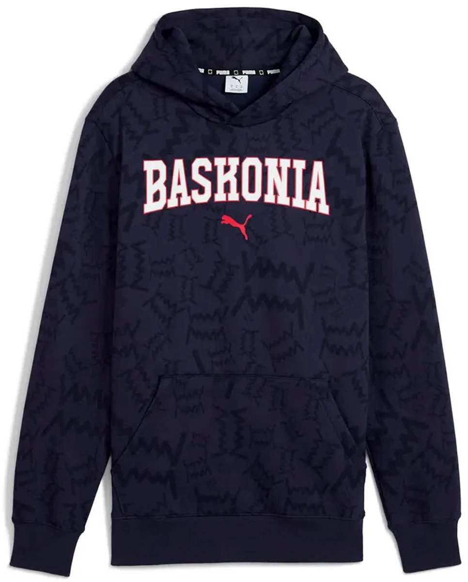 Puma Saski Baskonia 25/26 Na De Wedstrijd Sweatshirt Marineblauw