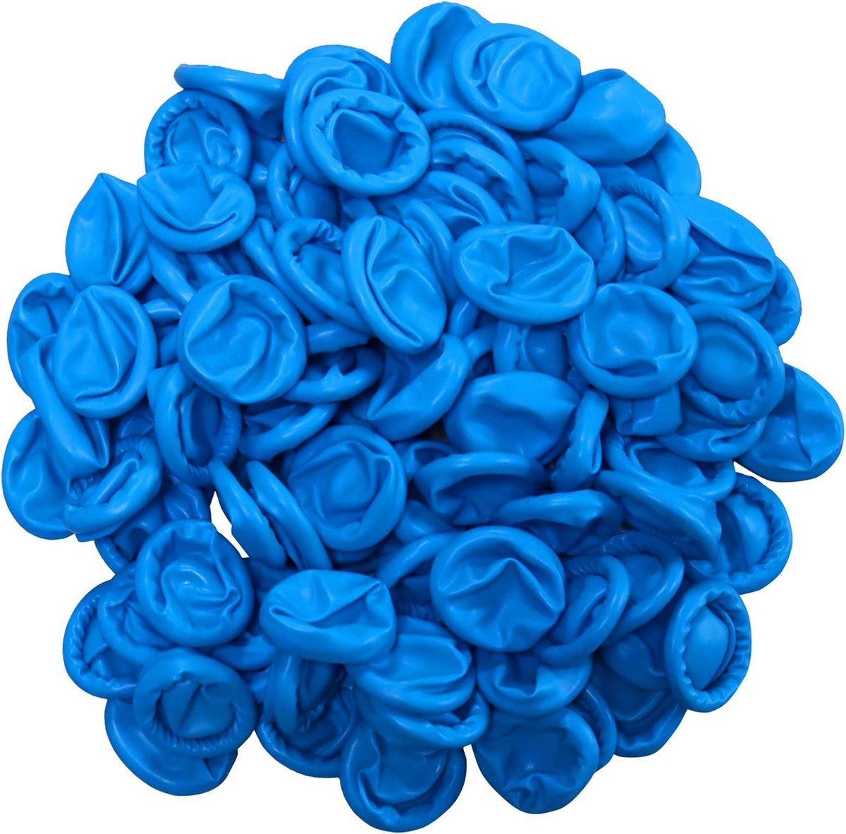 100x Nitril Vingerhoedjes Blauw voor Keuken, Hobby en EHBO