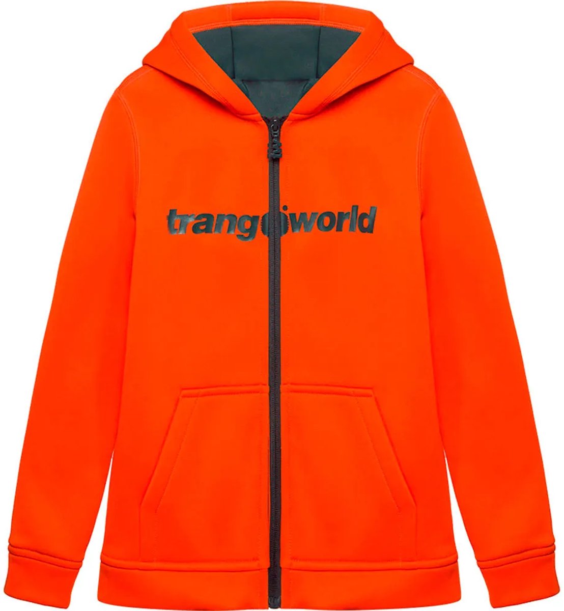 Trangoworld Oby Sweatshirt Met Rits 14 Years Kinderen Oranje