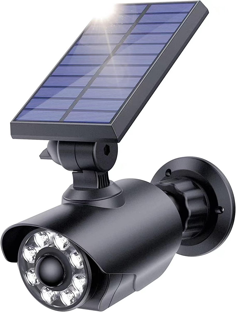 Solar Beveiligingslamp met Bewegingssensor voor Buiten - Dummy Camera Functie