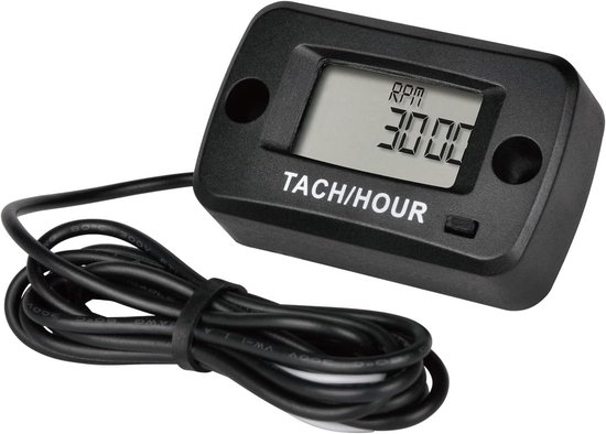 Yooreal Digitale Urenteller & Toerenteller - Waterdicht IP68 Voor Motor, Kettingzaag, Tractor, Generator & ATV