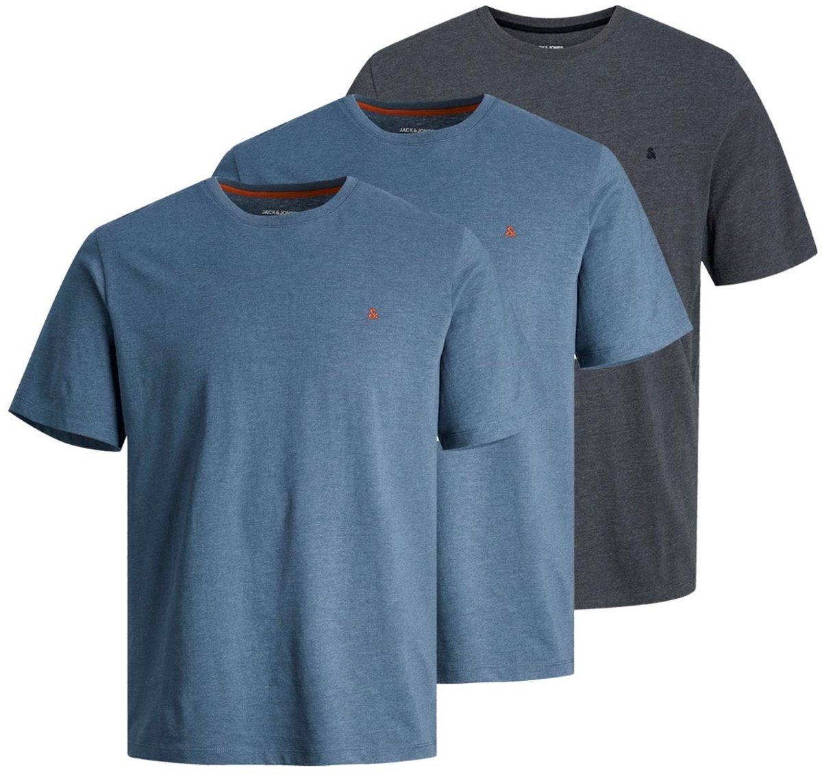 Jack & Jones Heren t-shirt 3 pack Essentials