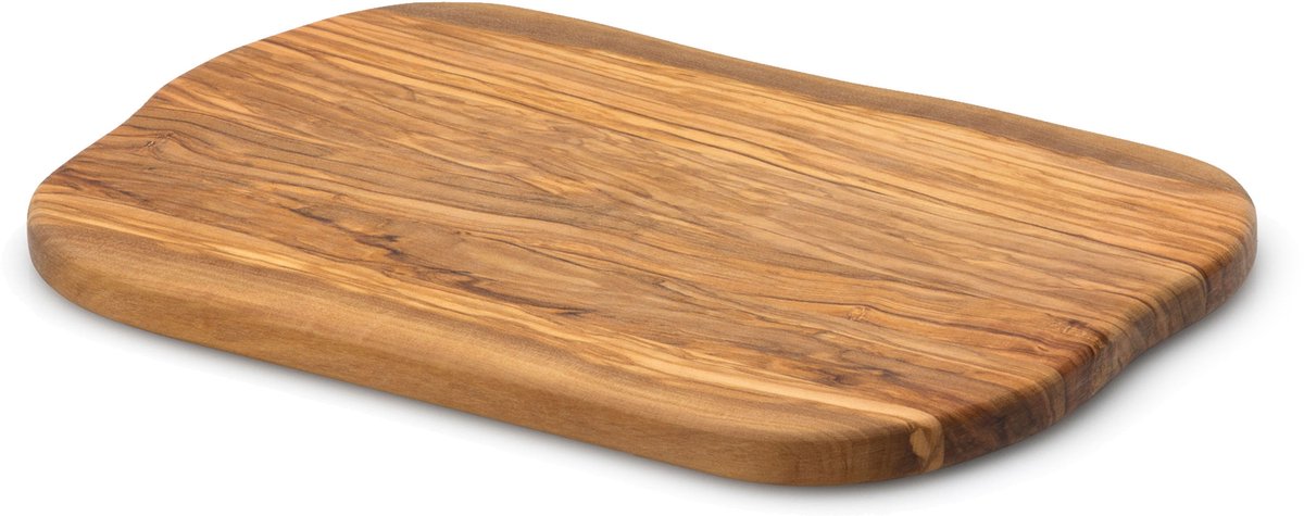 Continenta snijplank, keukenplank, houten plank, ontbijtplank, olijfhout, 29 x 18 cm, 4973
