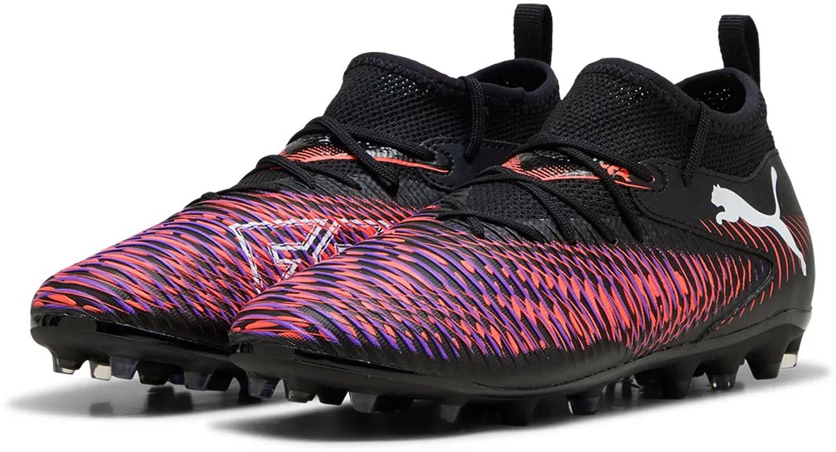 Puma Future 8 Match Mg Junioren Voetbalschoenen Zwart EU 38 1/2 Kinderen