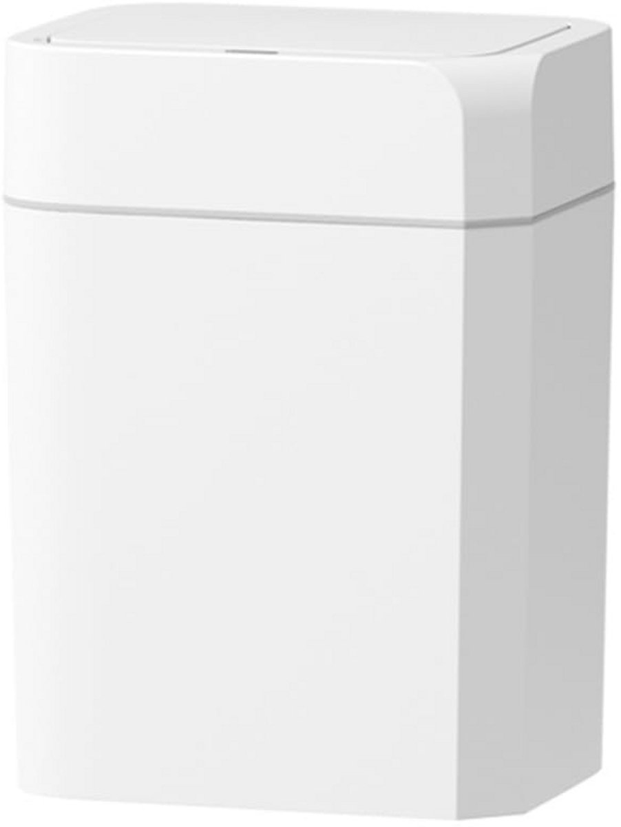12L Automatische Sensor Prullenbak Hoekdesign Wit Waterdicht