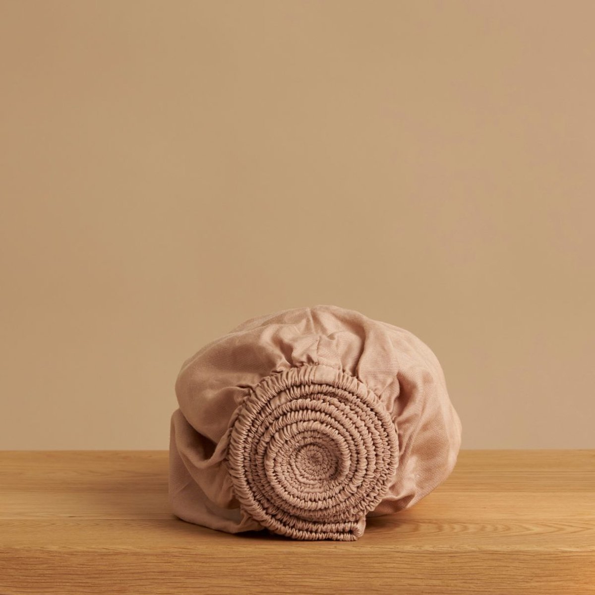 coco & cici tencel hoeslaken - peach - 90x210cm
