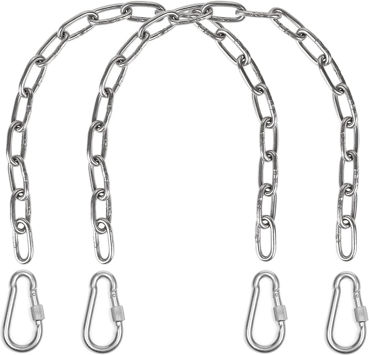 Verstelbare Heavy Duty Ketting met Karabijnhaken voor Schommelstoel en Zandzak