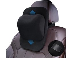 Comfortabel Traagschuim Neksteun Kussen Auto - Verstelbaar en Ademend